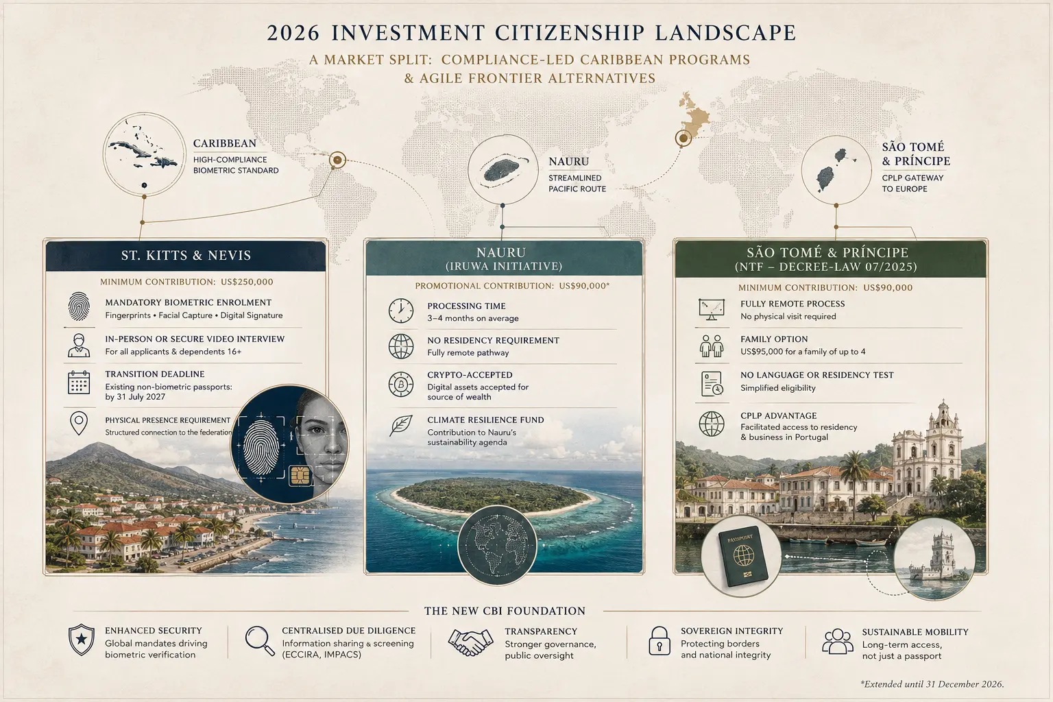 Alina Scerri, Founder and CEO of Stellar Pass, analyses 2026 Caribbean biometric CBI compliance, Nauru and São Tomé and Príncipe citizenship pathways