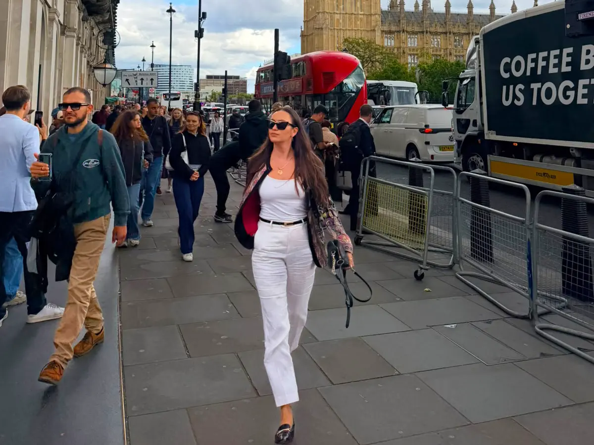 Alina Scerri in Westminster during the Stellar Pass London business visit