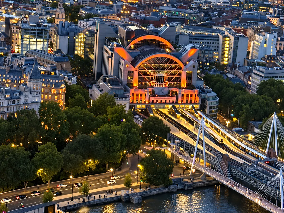 Panoramic evening view across central London during the Stellar Pass visit